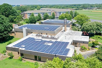 Church solar panels