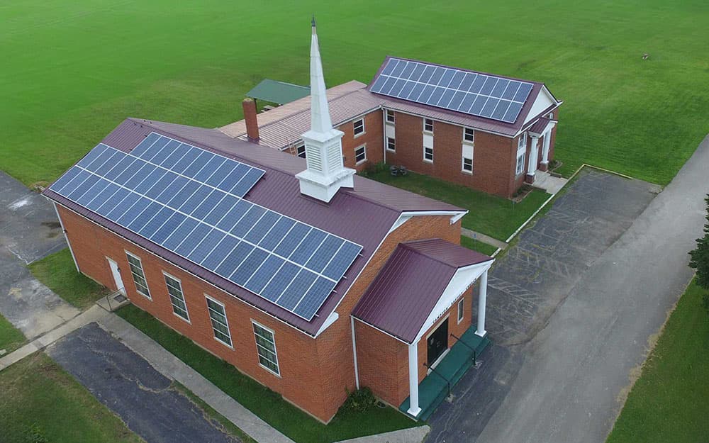 Church with solar