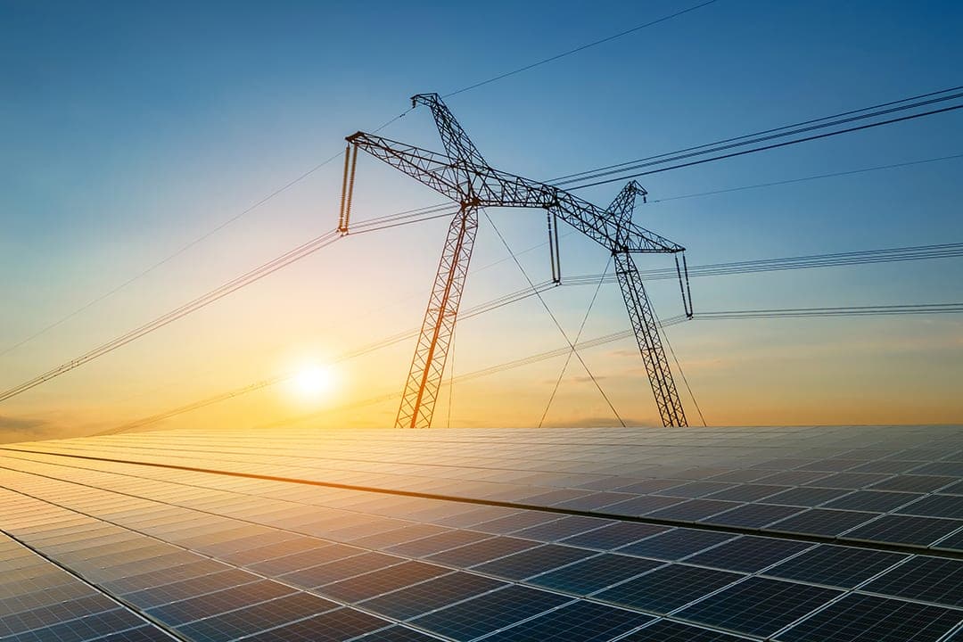 Industrial solar installation