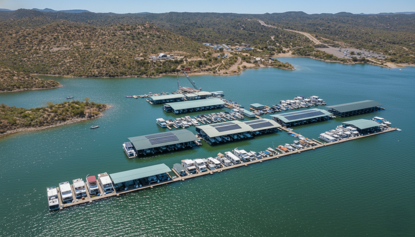 Remote microgrid power station