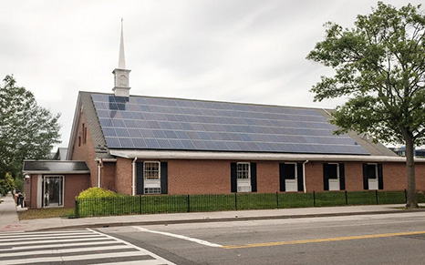 Completed solar project