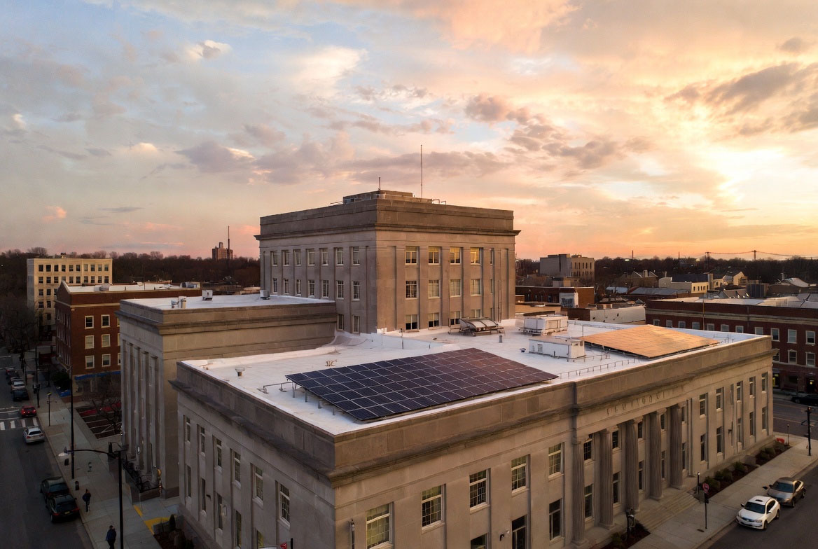 Government solar installation